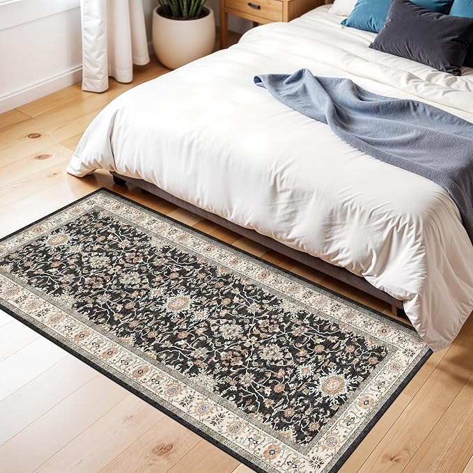 Washable 2x5 Entryway Runner Rug: Stain Resistant Carpet - Image 3