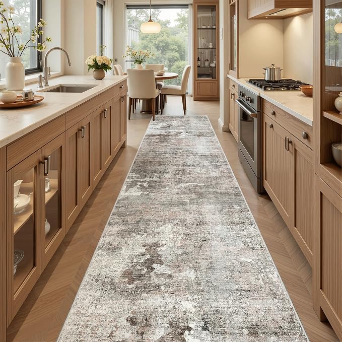 Runner Rug 2x12 Washable Non-Slip Hallway Runner Rugs - Image 2