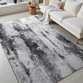Toneed Abstract Area Rug Modern Washable Rug Soft Non Slip Rug Low Pile by Toneed