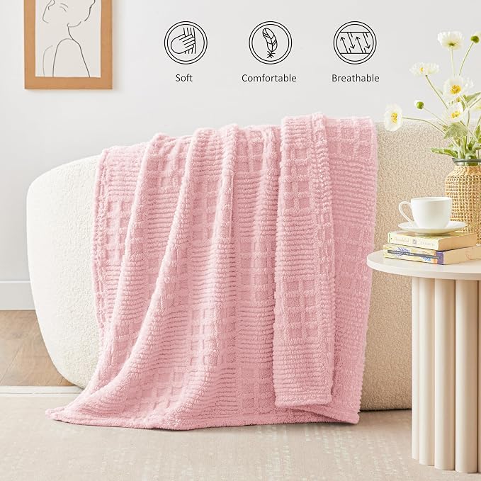 EXQ Home Fleece Throw Blanket for Couch or Bed - Image 2