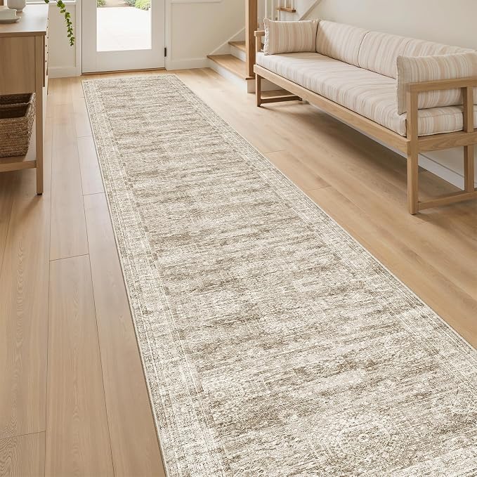 Runner Rug 2x12 Washable Non-Slip Hallway Runner Rugs - Image 3