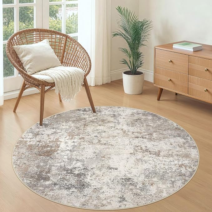 UERMEI 4ft Round Area Rug Living Room Rugs - Image 5