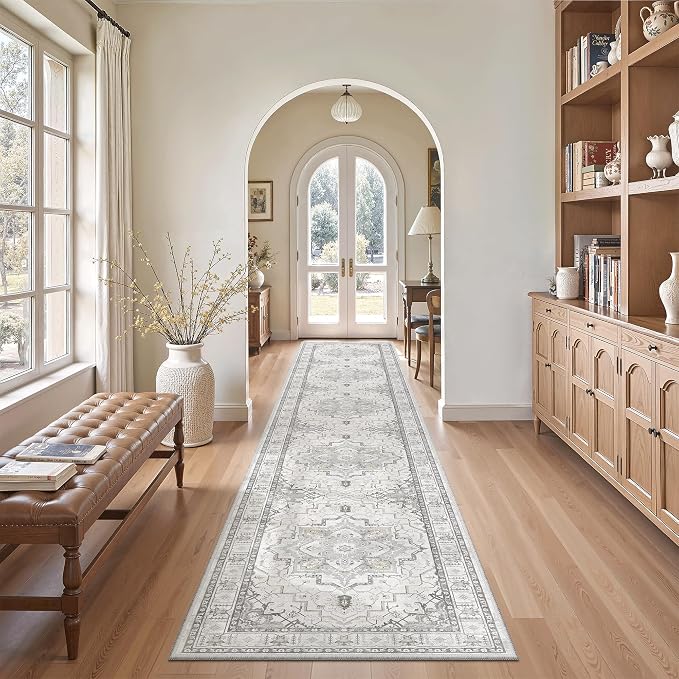 Madane Hallway Runner Rug 2x12, Long Washable Runner Rugs 12ft by Madane