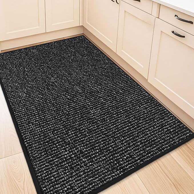 BEQHAUSE Kitchen Rugs 32"x48", Non-Slip Kitchen Mats by BEQHAUSE