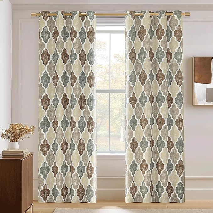 Beauoop 100% Blackout Curtains 90 Inches Long 2 Panels - Image 9