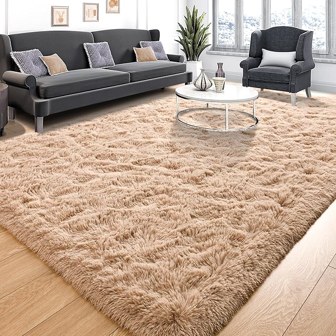 Tepook Super Soft Fluffy Rug for Bedroom, Modern Shaggy Fuzzy Kids Rugs for by Tepook