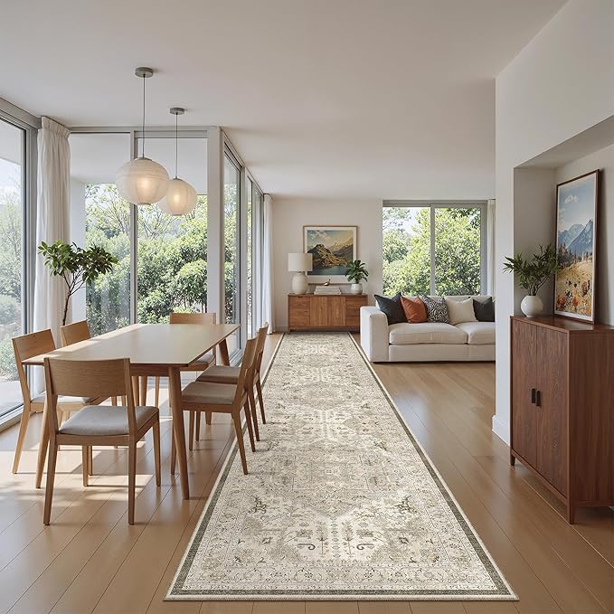 Madane Hallway Runner Rug 2'6''x16' Kitchen Runner - Image 2