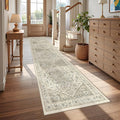 Runner Rug 2x10, Ultra-Thin Kitchen Rugs Non Slip Washable Rugs by Restydon