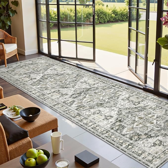 Runner Rug 2x10, Ultra-Thin Kitchen Rugs Non Slip Washable Rugs - Image 4