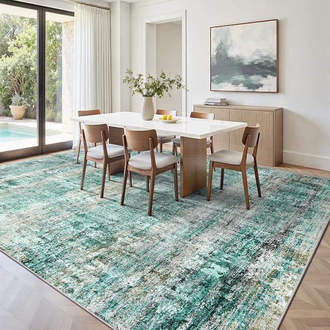 LEPEII 8x10 Area Rugs, Machine Washable Low Pile Rugs - Image 4