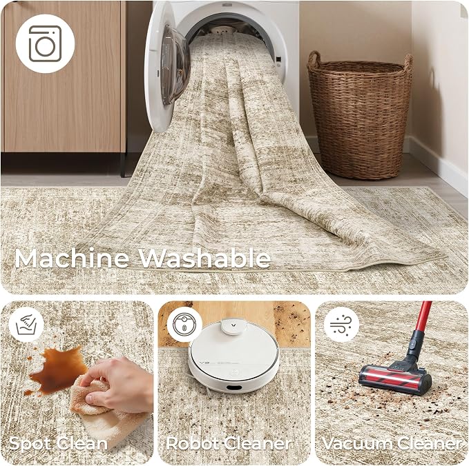 2x5 Rug Runner Washable for Entryway, Soft Bathroom Rugs - Image 8