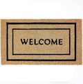 KANKUN Coco Coir Door Mat with Heavy Duty Backing, Welcome Doormat, Doormat by KANKUN