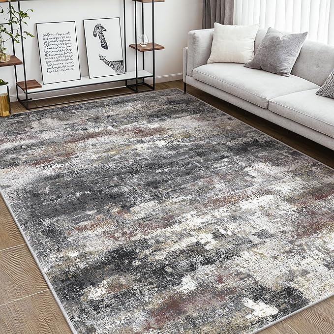 BEIMO Area Rugs 6x9 for Living Room Bedroom, Modern Abstract Machine Washable - Image 4