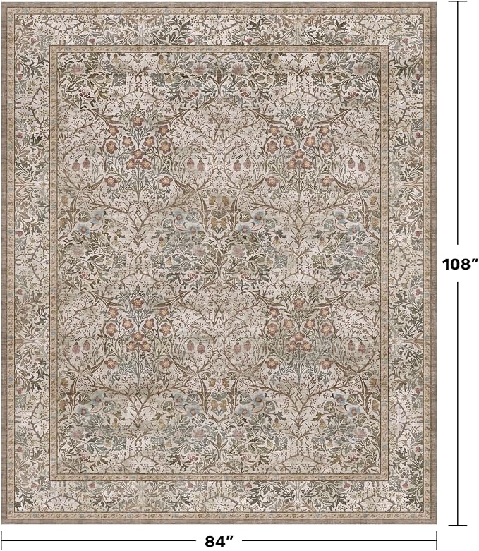 Washable Dining Room Rugs for Under Table - Image 2
