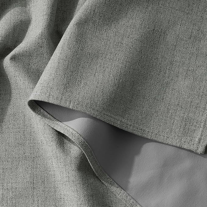 RYB HOME 100% Blackout Curtains Linen Textured 102 Inch Long, Insulating Energy - Image 7