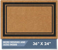 Barnyard Designs Natural Coco Coir Heavy Duty Backing Doormat by BarnyardDesigns