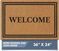 Barnyard Designs Natural Coco Coir Heavy Duty Backing Doormat by BarnyardDesigns