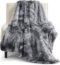 Bedsure GentleSoft Fluffy Fuzzy Faux Fur Throw Blanket by BEDSURE