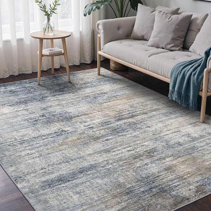 BEIMO Area Rugs 6x9 for Living Room Bedroom, Modern Abstract Machine Washable by BEIMO