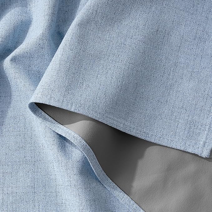 RYB HOME Linen Texture Curtains - Image 7