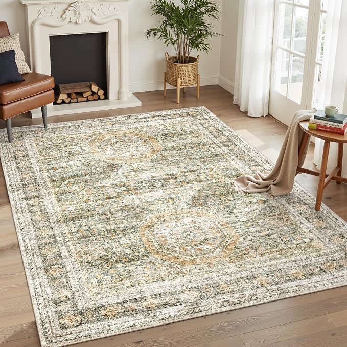 6x9 Area Rug for Living Room Washable 6x9 Non-Slip Modern Rugs for Bedroom - Image 4