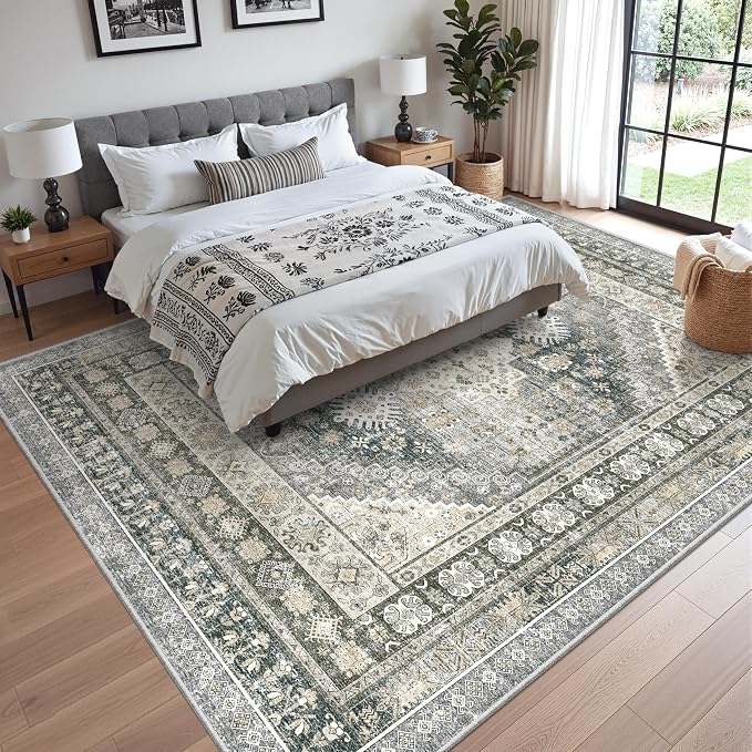 zesthome 8x10 Area Rugs for Living Room, Non-Slip Backing Washable Rugs - Image 9