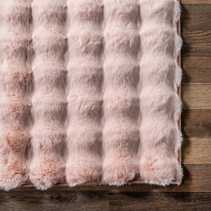 nuLOOM 7'6' x 9'6' Cozy Plush Area Rug, Machine Washable, Soft Fluffy Shag - Image 7