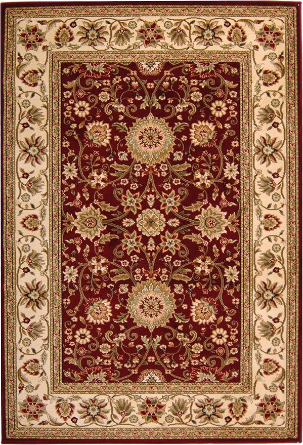 SAFAVIEH Lyndhurst Area Rug 6x8, Traditional Red & Ivory LNH212F - Image 2
