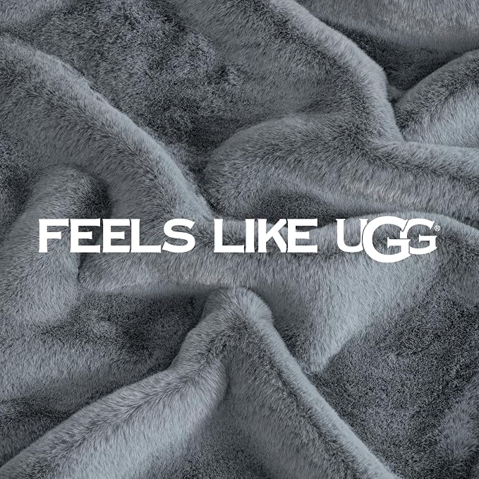 UGG Euphoria Faux Fur Throw Blanket, Oversized Soft Throw - Image 5