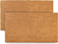 MAINEVENT Plain Coir Doormat Bulk 30x17 Inch, 2 Pack Door Mat Coir Outdoor by MainEventUSA