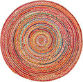 Hausattire Bohemian Braided Rug 3' Round by Hausattire