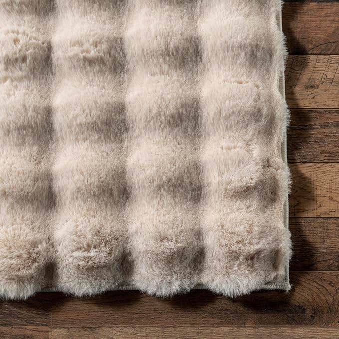 nuLOOM 7'6' x 9'6' Cozy Plush Area Rug, Machine Washable, Soft Fluffy Shag - Image 7