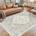 Area Rugs 5x7, Ultra-Thin Washable Rugs by Restydon