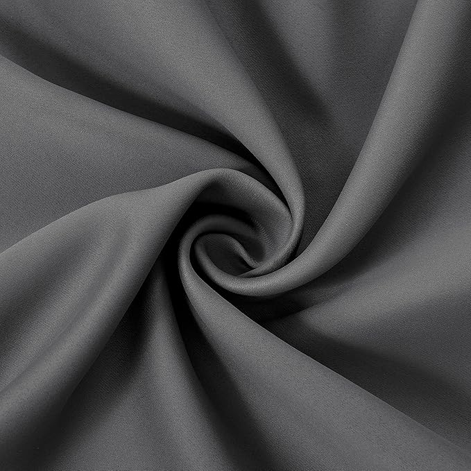 LEMOMO Grey Thermal Blackout Curtains/42 x 84 Inch/Set of 2 Panels Room - Image 5
