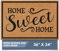 Barnyard Designs Natural Coco Coir Heavy Duty Backing Doormat by BarnyardDesigns