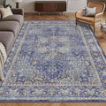 Washable Area Rug 3' x 5 ' Vintage Traditional Persian Mat by Unknown