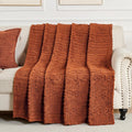 50x70 Inch Rust Throw Blanket by Unknown