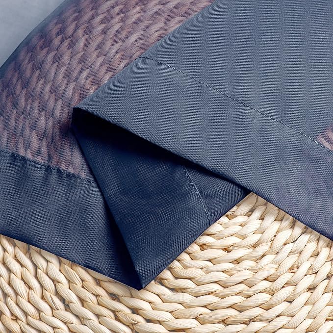Chyhomenyc Navy Blue Sheer Valances - Image 9