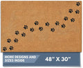 Barnyard Designs Natural Coco Coir Heavy Duty Backing Doormat by BarnyardDesigns