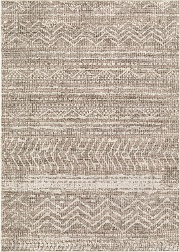 Nakagishi 9x13 Area Rugs Living Room: Washable Boho Large Neutral Soft - Image 9